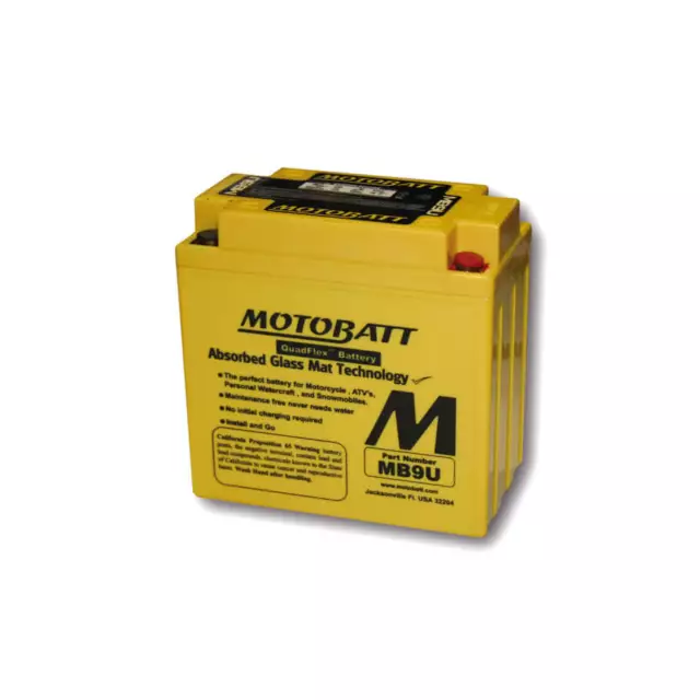 MOTOBATT Batterie MB9U, 4-polig