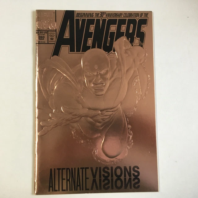 The Avengers #360 1993 Copper Age Marvel Comics F/VF- 1st series Foil Cover