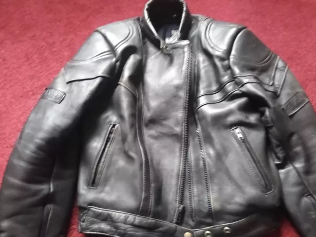 Akito Rapide Leather Motorcycle Jacket Euro 40 UK 12