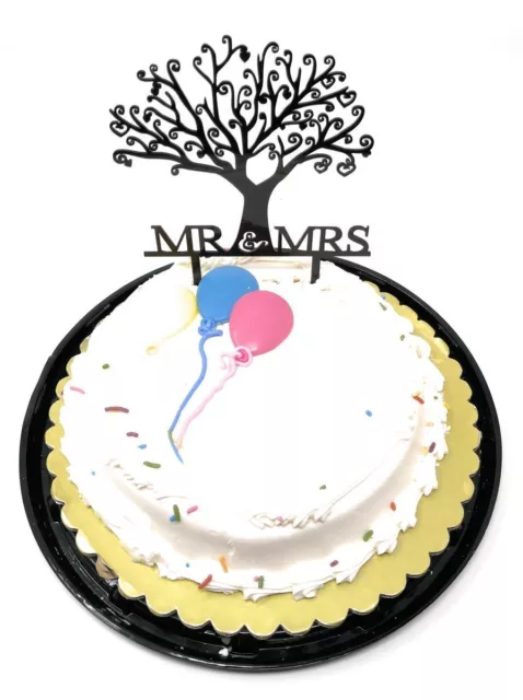 Mr and Mrs Cake Topper Acrylic Love Wedding Cake Topper Bride and Groom Cake...