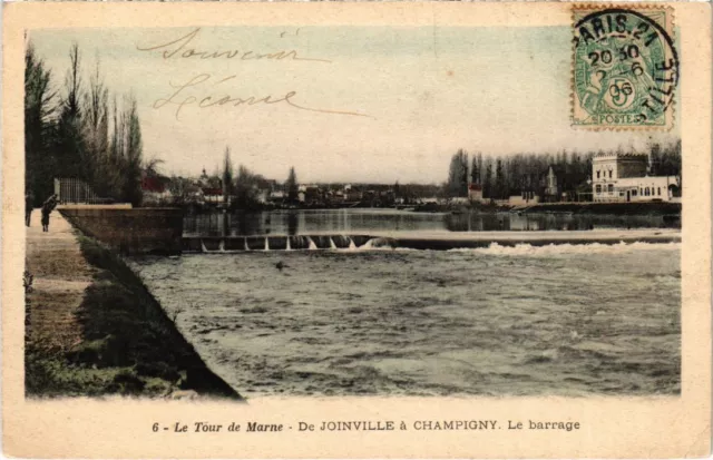 CPA Le Tour de Marne de Joinville a Champigny - Le Barrage (1352659)