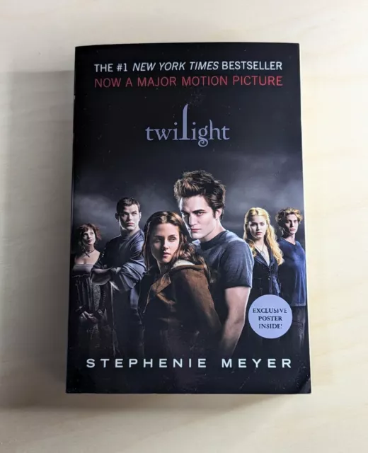 The Twilight Saga Series: Twilight by Stephenie Meyer 2008 Paperback With Poster