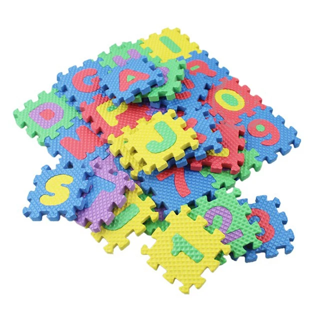 36 pz/set alfabeto e numeri bambini tappetino da gioco giocattolo educativo tappetini morbidi Regno Unito