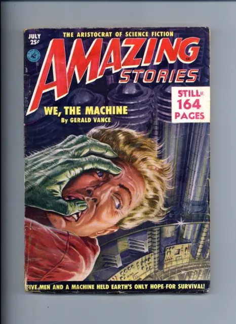 Amazing Stories Pulp Jul 1951 Vol. 25 #7 GD/VG 3.0