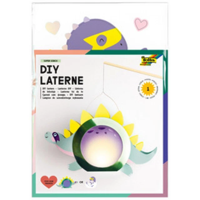 MAX BRINGMANN Laternen-Bastelset DIY SUPERHERO DINOS (4001868130508) (94204)