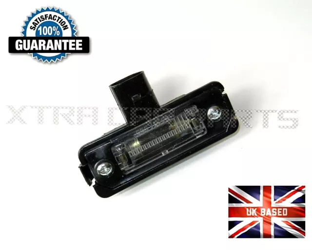 FOR VOLKSWAGEN NEW BEETLE GOLF MK4 POLO LUPO 1x NUMBER PLATE LIGHT LAMP