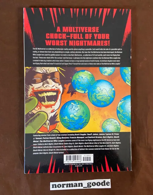 Dark Nights Death Metal The Multiverse Who Laughs *NEW* Trade Paperback 2