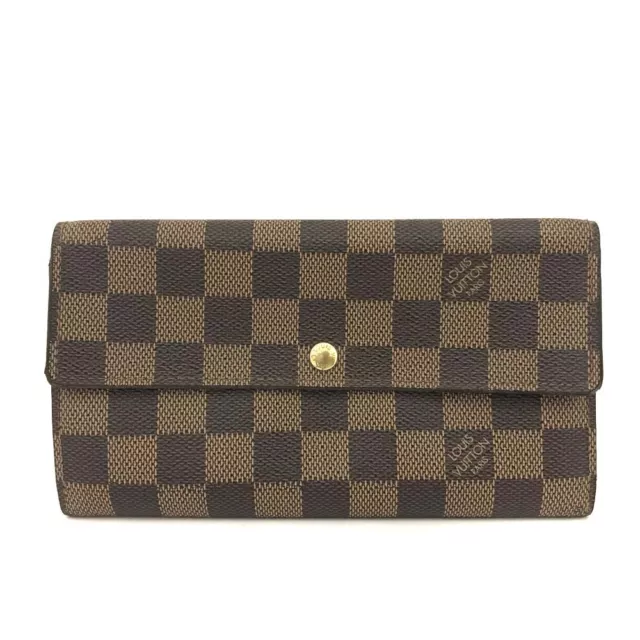 Louis Vuitton Damier Porte Feuille Sarah Long Bifold Wallet/2X0638