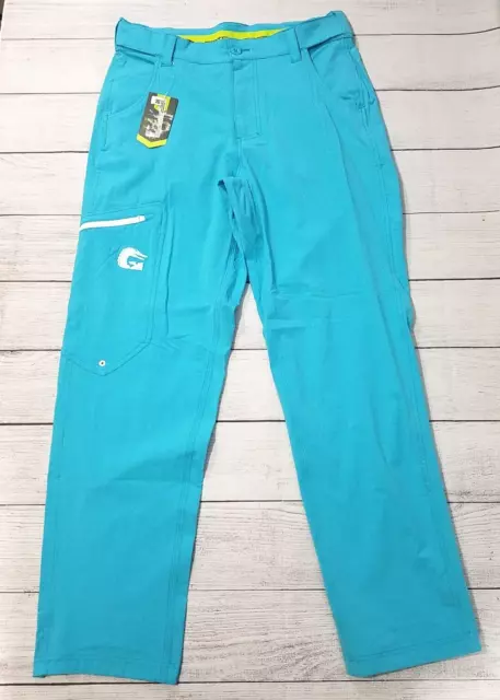 Pantalones de pesca de rendimiento Gator Waders BRKLNE para hombre talla mediana - azul claro