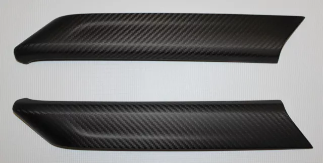 Chevrolet Colorado 2015+ Front Door Trim (2 pcs) - 100% Carbon Fiber Matte