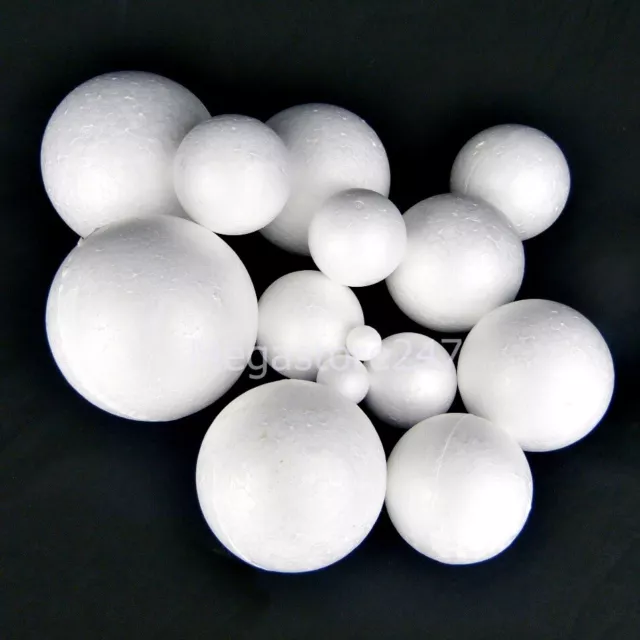 Polystyrene Foam Balls 20mm-150mm Solid Sweet Tree Decoration Craft Floral Cake