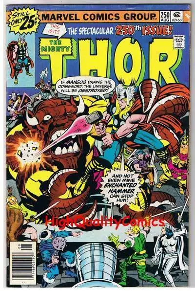 THOR #250, FN+, God of Thunder, Buscema, Jack Kirby, 1966, more in store