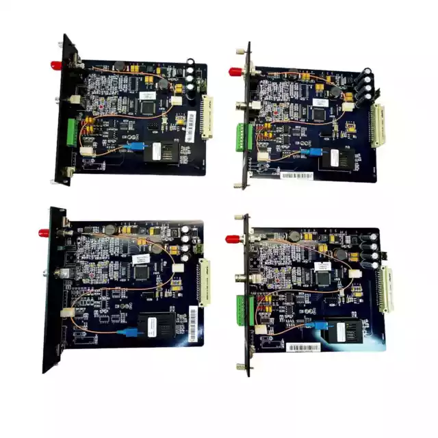 New Old Stock NOS Lot of (4) Versitron FDVR1003M Copper Fiber Rack Mount Module