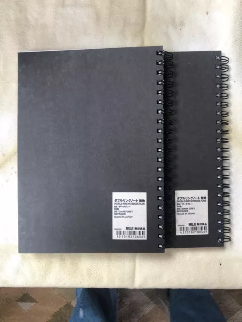 Muji Wire Notebook B6 Plain (2 count)