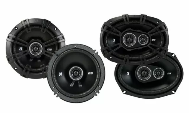 Kicker 43DSC6504 6.5" & 43DSC69304 6x 9" Coaxial Car Audio Speaker Package