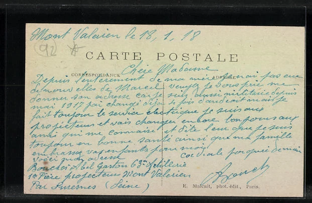 CPA Suresnes, Le Pont et le Mont-Valérien 2