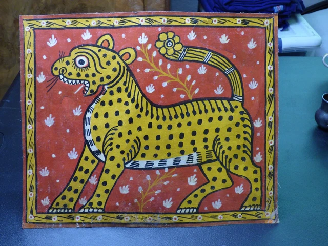 Vintage Pattachitra Painting on Cloth
