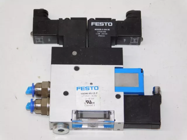 Festo VADMI-95-LS-P 171057 Vacuum Generator MSOEB-3-24V 1928168 Module Unit