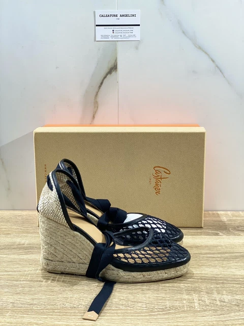 CASTANER ESPADRILLE FEMME Zeppa Noir Perforee Casual 40 EUR 105 25 PicClick FR