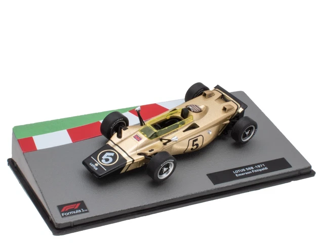 Kit Modèle Lotus 56B N°15 GP Pays-Bas 1971 - Échelle 1/43, Métal Blanc, SMTS