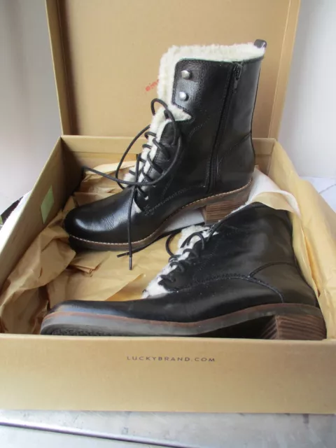 Lucky Brand ~  Womens Fashion Boots ~ Lk-Cambreen ~ Black Size 8M