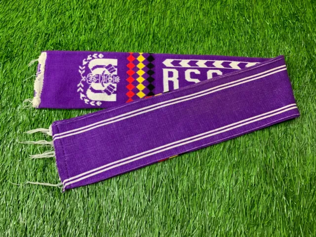 ANDERLECHT VINTAGE 90'S rare FOOTBALL SOCCER FAN SCARF ONE SIZE