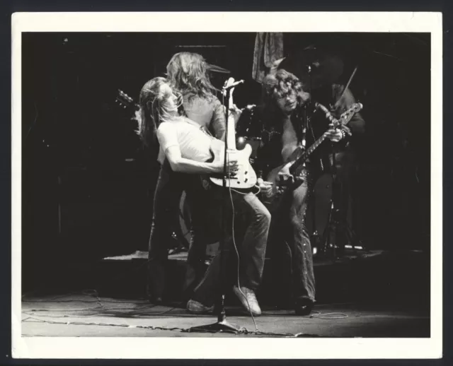 1973 STATUS QUO Original Photo ENGLISH HARD ROCK BOOGIE BAND hdp