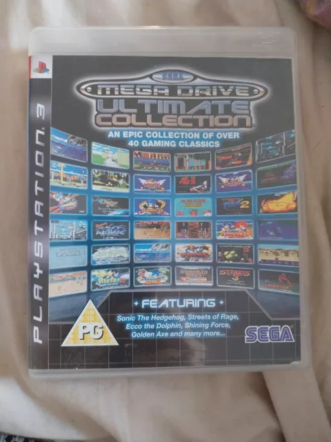 Sega Mega Drive Ultimate Collection PS3  PlayStation 3 VGC With Manual