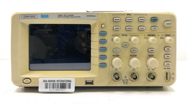 APLAB D36100C TWO Channel Digital Storage Oscilloscope White £886.90 ...