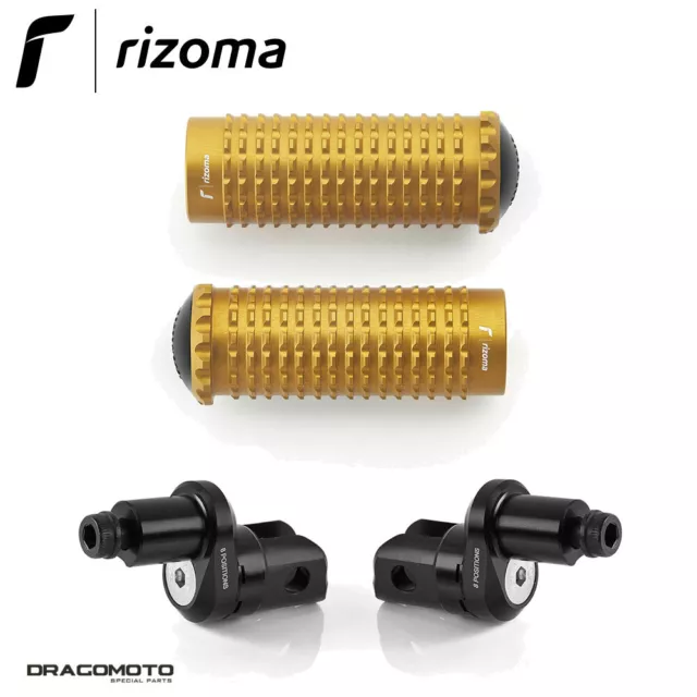 HONDA CB 650 R 2019-2020 Pedane Extreme RIZOMA PE631G PE664B Oro Pilota