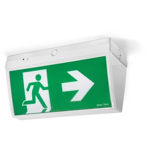 Ektor Ceiling Mount Box-Style BOXIT 15002 Emergency Exit Light