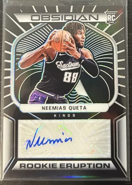 2021-22 Obsidian #RES-NQT Neemias Queta /149 Eruption Signatures RC Rookie Auto