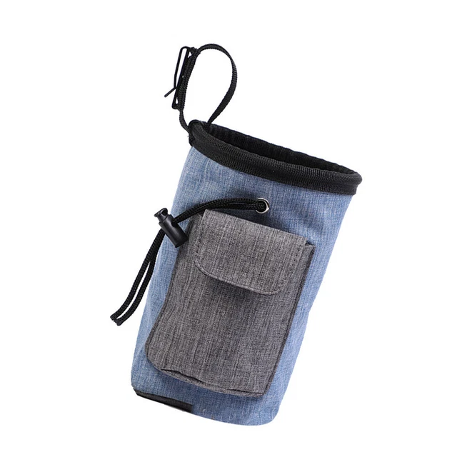 1 pieza Bolsa de comida para mascotas Bolsa para aperitivos al aire libre Bolsa de comida para perros Bolsa de entrenamiento de cintura portátil Ou