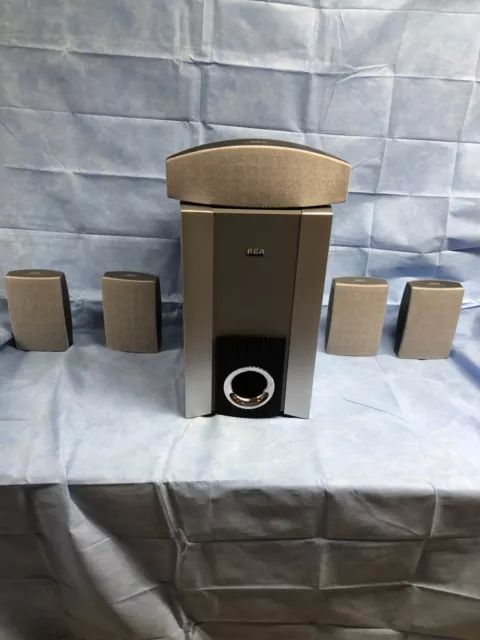 RCA RTD101Speaker System 5Speakers + Subwoofer (6Pieces)