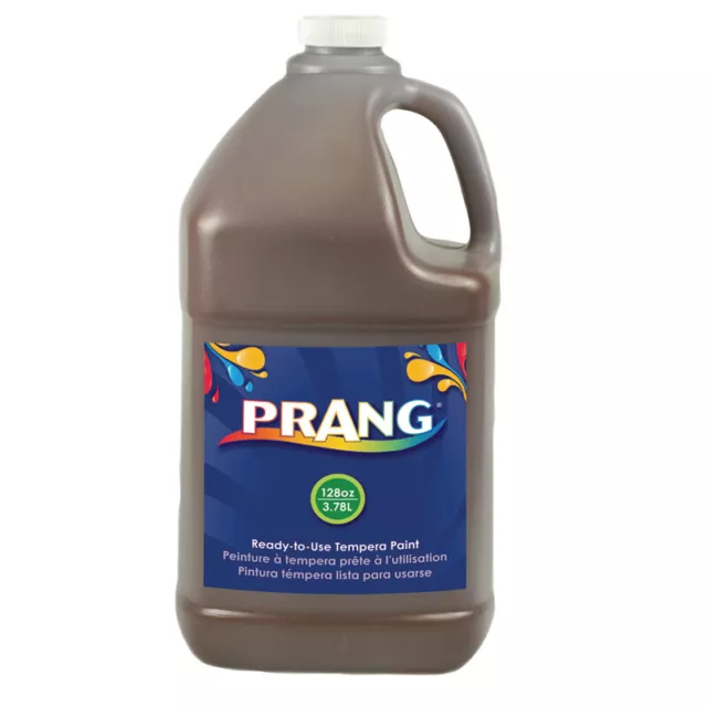 Prang Ready-to-Use Tempera Paint, Brown, 1 Gal