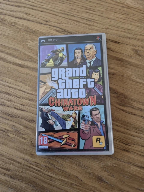 GTA Chinatown Wars PSP Sony Playstation - PAL Complet Boîte Manuel - CIB