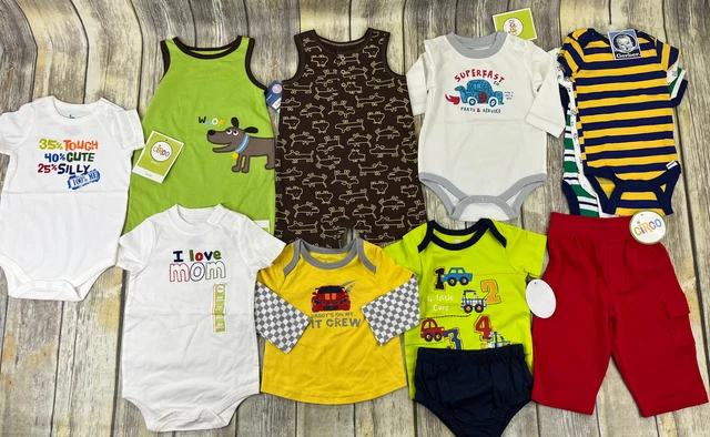 Carters Gerber Circo Baby Boy 9 Months Mixed Lot Clothes New With Tag