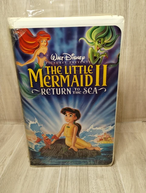 DISNEY LITTLE MERMAID II Return to the Sea VHS Tape NEW Sealed Vtg Rare ...