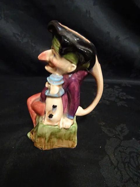 Vintage Mr Punch With His Dog Toby , Melba Ware Toby Jug 2