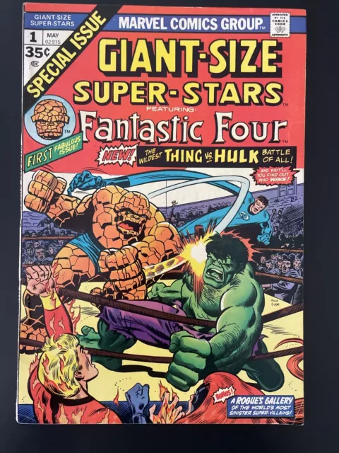 Giant-Size Super-Stars Fantastic Four #1 (Marvel) Hulk vs the Thing ￼