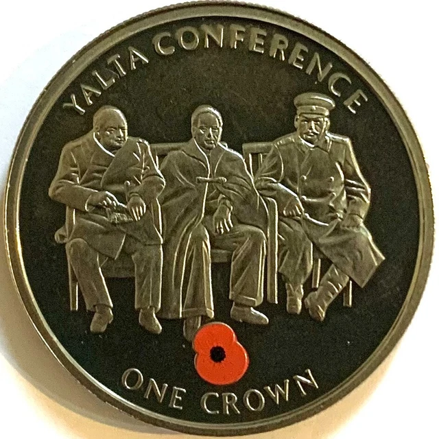 Gibraltar 1 Crown 2004 Ve-Day Route To Victory - Yalta Conference