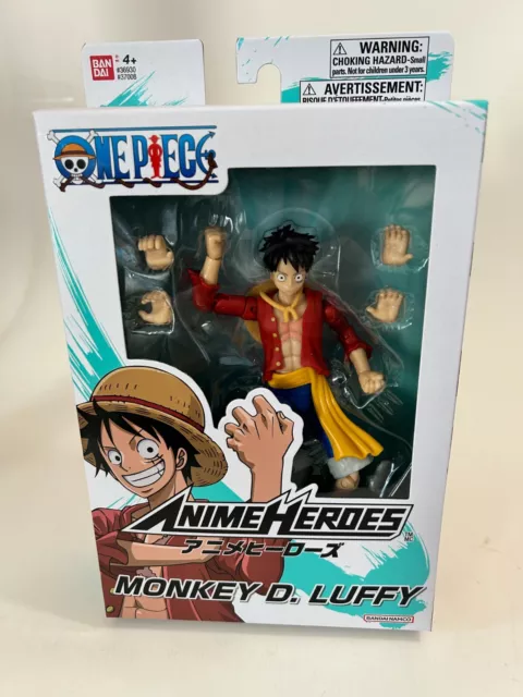 Bandai One Piece Anime Heroes Monkey D. Luffy 6 Inch Action Figure  Brand2021 for sale online