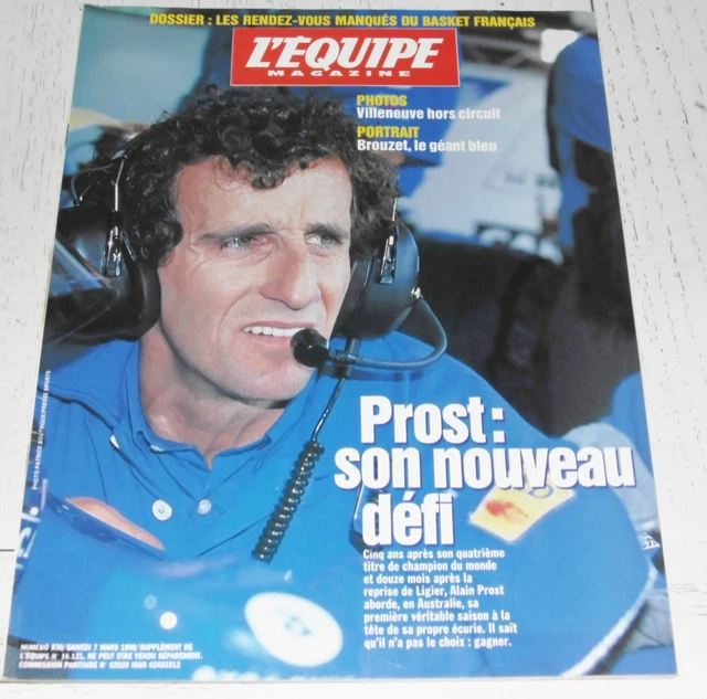 L'Équipe Magazine Spécial F1 - Octobre 1985 - Alain Prost & Laffite - Collector
