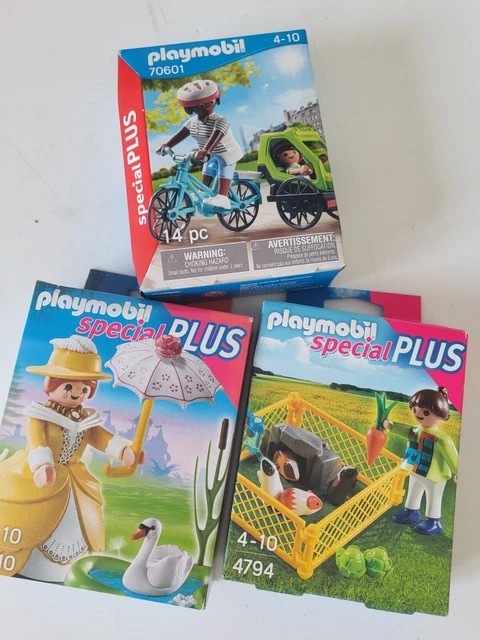 Lot De 2 Boîtes Playmobil Vintage 3552 Et 3497 – Trains Et Western