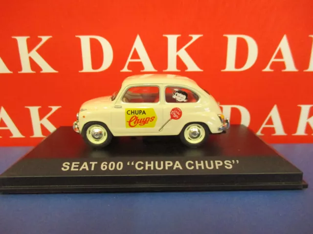 Die cast 1/43 Modellino Auto Pubblicitaria Seat 600 Chupa Chups