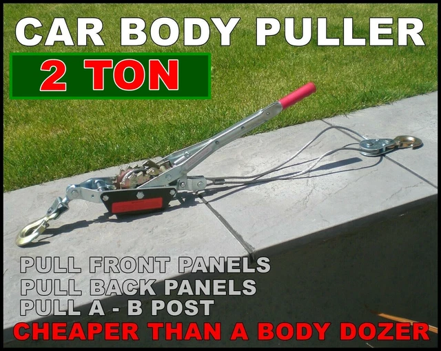 CAR PULLER DOZER Body Repair Chassis Dent Panel Straightener Damaged