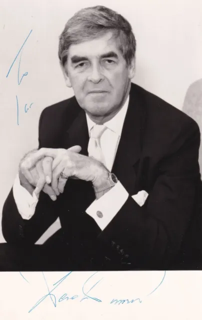 Derek Nimmo autograph hand signed photograph original actor comedy TV