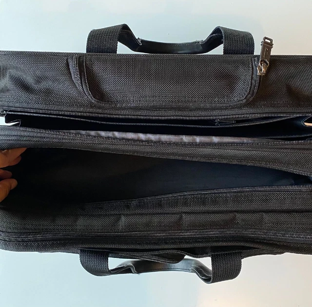 TUMI Alpha 26104D4 Deluxe Expandable Wheeled Rolling Briefcase Bag 3
