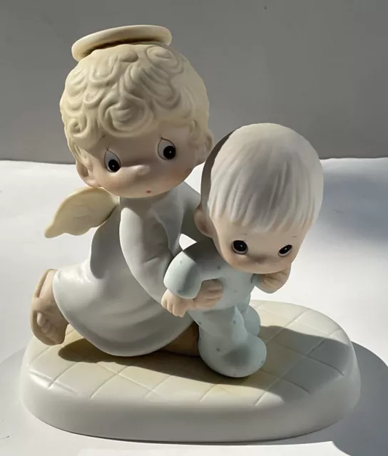 PRECIOUS MOMENTS &BABY'S First Step" Jonathan & David Figurine E2840