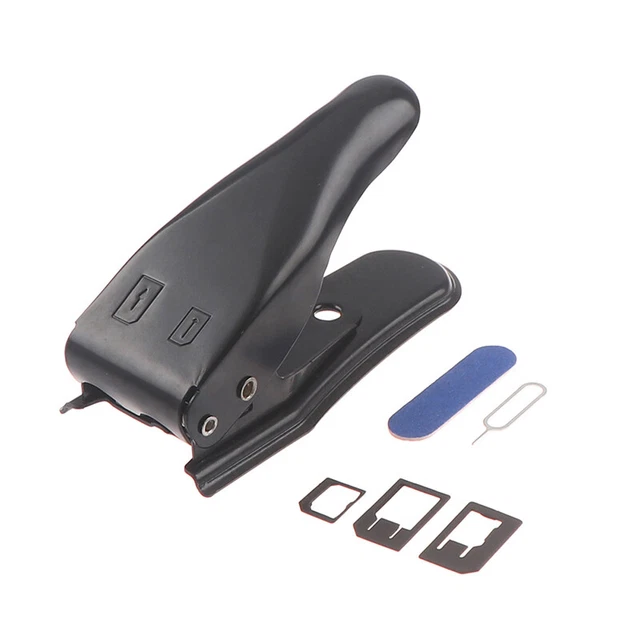 Multi-function Dual 2 in 1 Nano Micro SIM Card Cutter For Smart Phone Access-hq